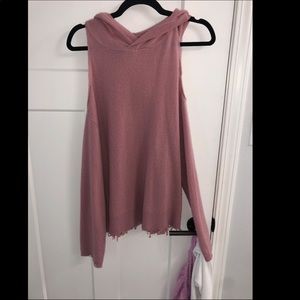 RtA open shoulder sweater. SUPER SOFT size small